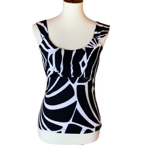 White House Black Market zebra print tank top Size XS